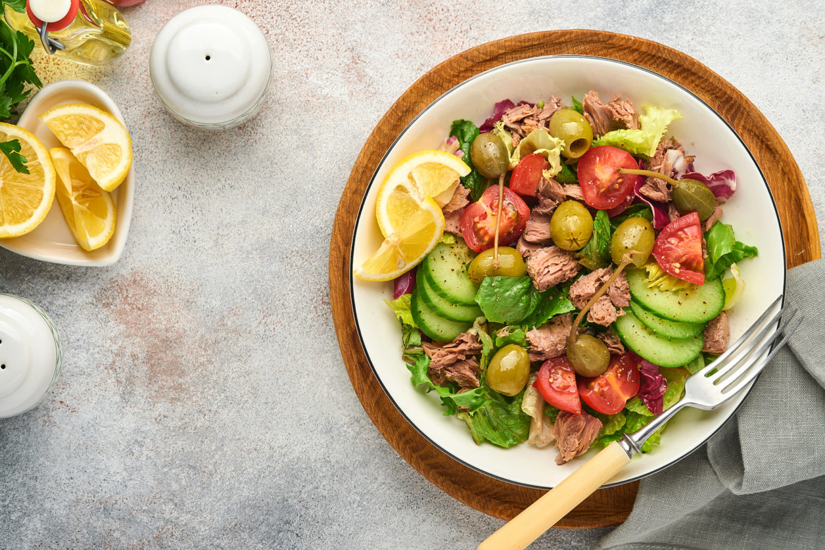 Griechischer Thunfisch-Salat